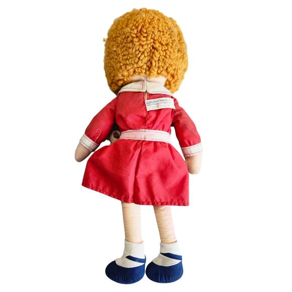 Vintage 1982 Knickerbocker Little Orphan Annie Plush Doll 16” Doggy Hardknock - Picture 2 of 7